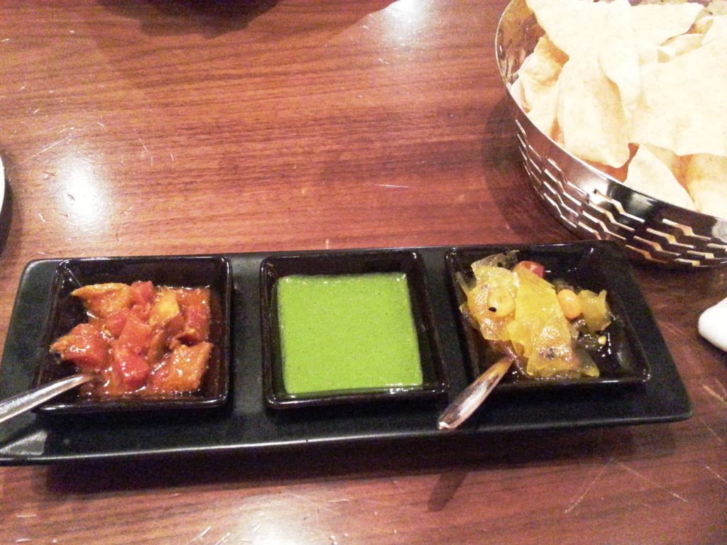 Ashas Villagio Mall Doha Food Qatar Eating Chutney Poppadom