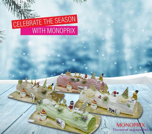MONOPRIX Noel Log Christmas Food Gift Guide 2014