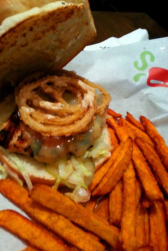 Chillis Ezdan Mall Doha Food Qatar Eating Burger Sweet Potato Fries 2