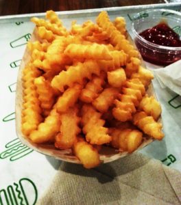 Shake Shack VIllagio Mall Doha Food Qatar Eating Fries Tomato Ketchup