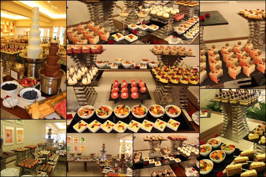 La Veranda Sheraton Doha Qatar Eating Desserts Buffet