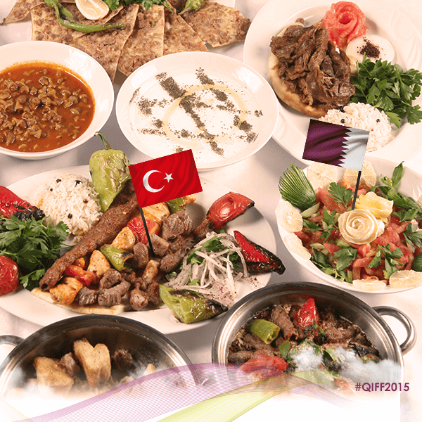 QIFF 2015 Qatar Eating Turkish Food