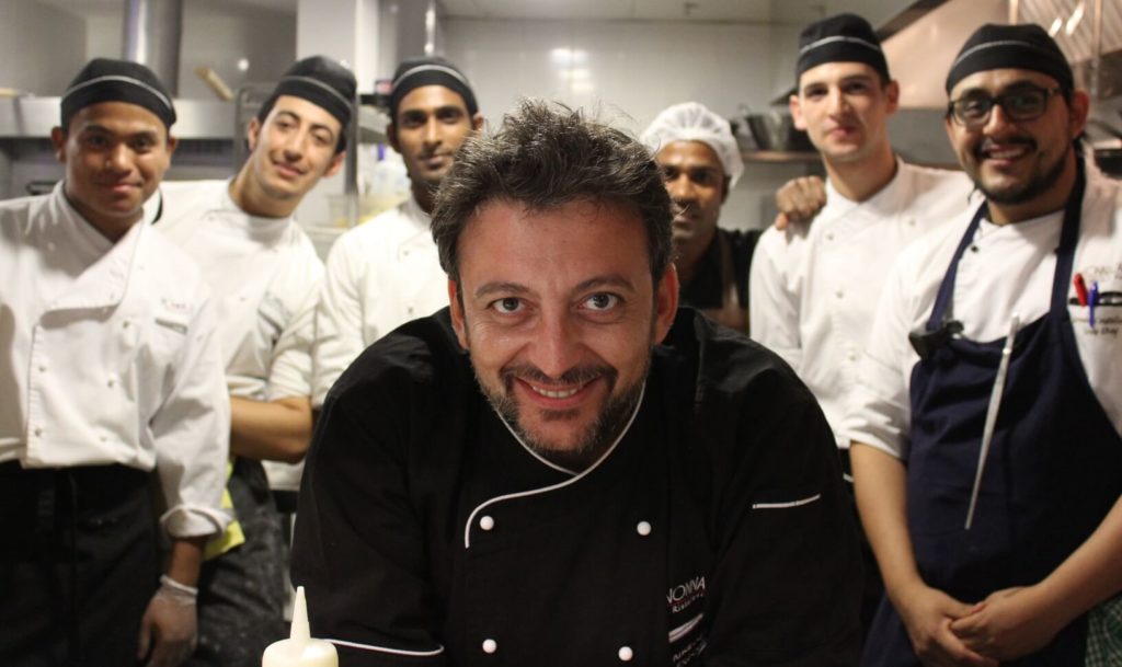 Nonna-Zanon-Doha-Qatar-Eating-Chef-Andrea-Kitchen-Team