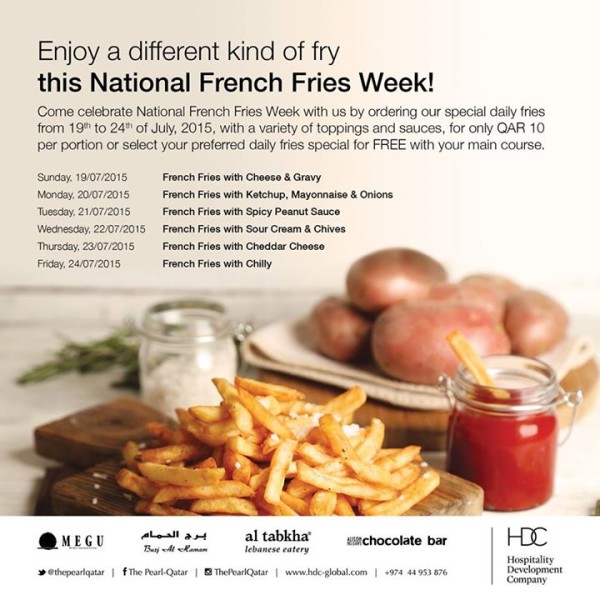 The Pearl National French Fries Week Qatar Eating