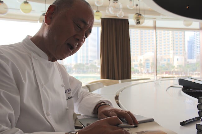nobu-doha-qatar-eating-cookbook-signing-four-seasons-doha