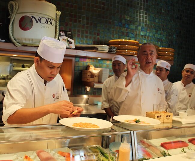 nobu-doha-sushi-masterclass-sashimi-chef-qatar-eating