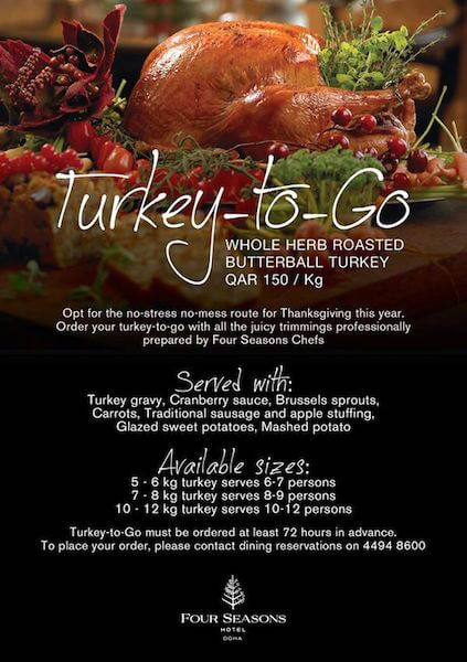 thanksgiving-doha-turkey-takeaway-dinners-qatar-four-seasons-doha