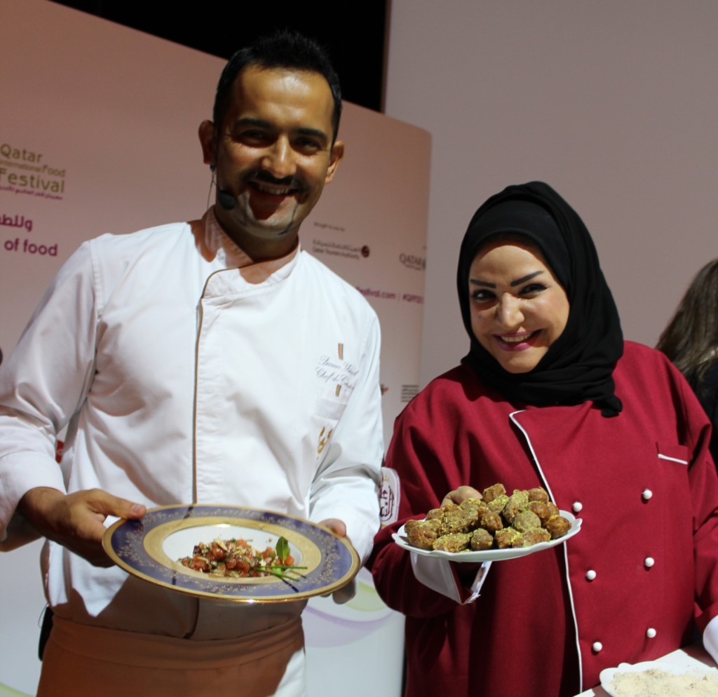 QIFF 2015 Chef Baran Yucel Aisha Al Tamimi Food Qatar Eating