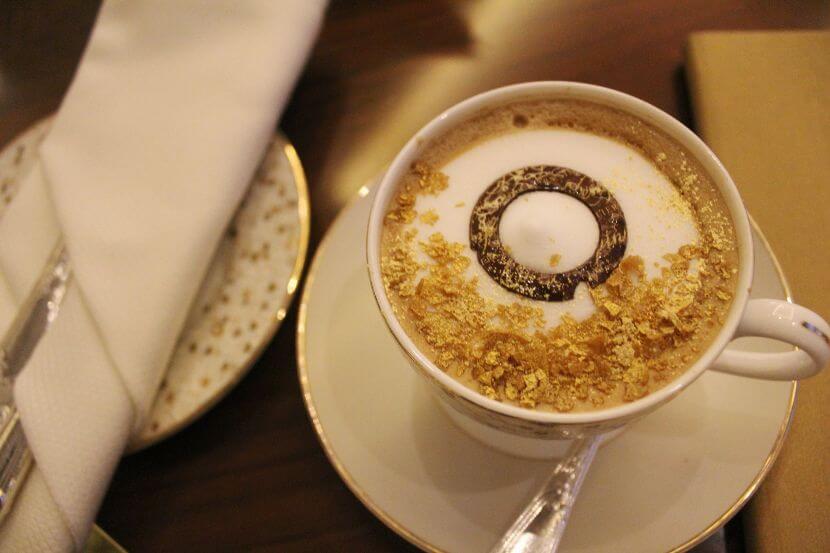 Cafe-Murano-Marsa-Malaz-Afternoon-Tea-Doha-Qatar-Eating-Golden-Cappucino