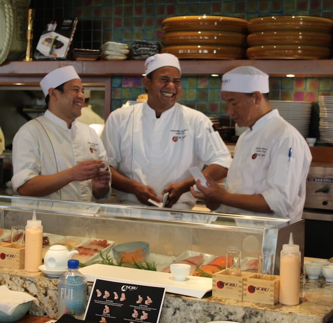 nobu-doha-qatar-eating-sushi-team-spirit
