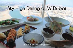 Sky High Dining at Namu, W Dubai